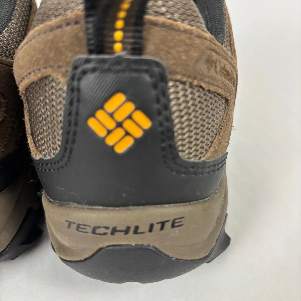Colombia, Hiking Shoes, omni-grip, Brown/Gray-ish Brown, Leather/canvas, Size 8 - Picture 8 of 15